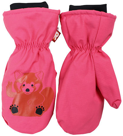 DYR-Cph Luffer m. Fleece - DYRPaw - Spicy Pink Rød Peace Panda