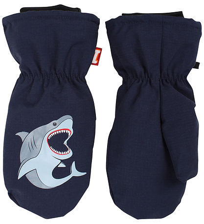 DYR-Cph Luffer m. Fleece - DYRPaw - Navy m. Hvidhaj
