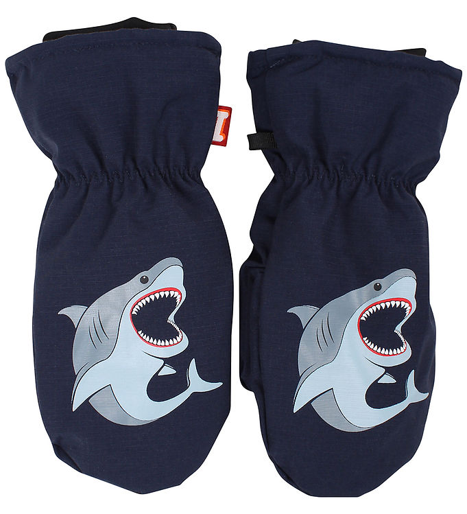 DYR-Cph Luffer m. Fleece – DYRPaw – Navy m. Hvidhaj