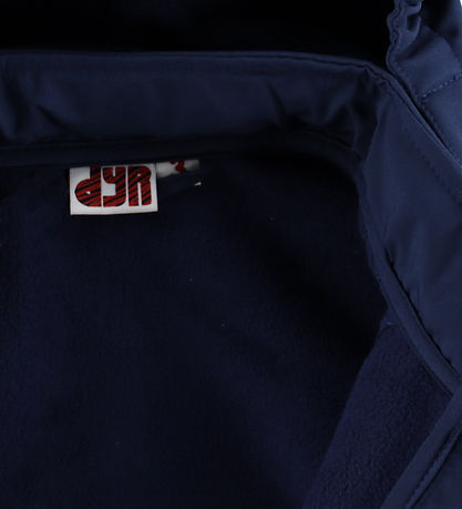DYR-Cph Softshelljakke - Dyrevild - Navy m. Flamingo
