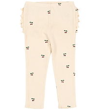 Konges Sløjd Bukser - Sui - Cherry m. Hulmønster Konges Sløjd Bukser - Sui - Cherry m. Hulmønster