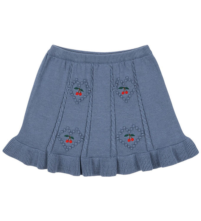 Konges Sløjd Nederdel - Strik - Soleil - Country Blue