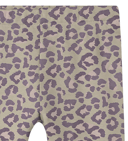 Name It Leggings m. Fleece - NmfDavina - Summer Sand/Leo