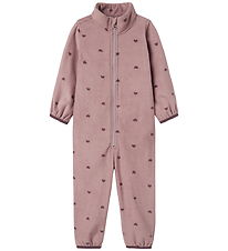 Name It Fleecedragt - NmnSpektra - Woodrose m. Hjerter Name It Fleecedragt - NmnSpektra - Woodrose m. Hjerter