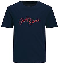 Jack & Jones T-shirt - JorInwood - Ocean Cavern/JNR Jack & Jones T-shirt - JorInwood - Ocean Cavern/JNR