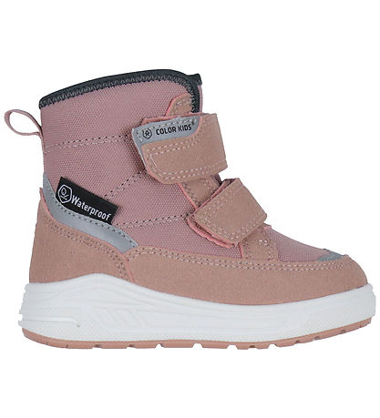 Color Kids Vinterstøvler - m. Velcro - Woodrose Color Kids Vinterstøvler - m. Velcro - Woodrose