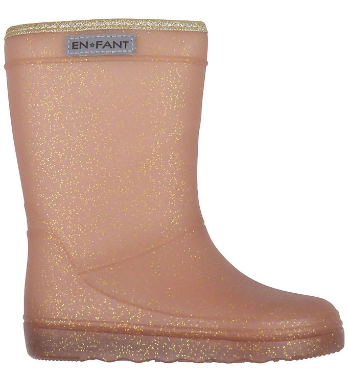 En Fant Termostøvler m. Glimmer - Rose Taupe