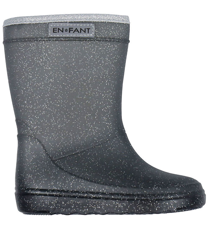 En Fant Termostøvler m. Glimmer - Ebony