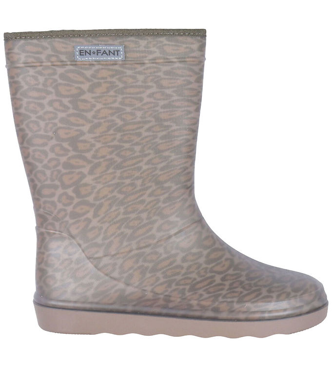 En Fant Termostøvler m. Print - Pine Bark