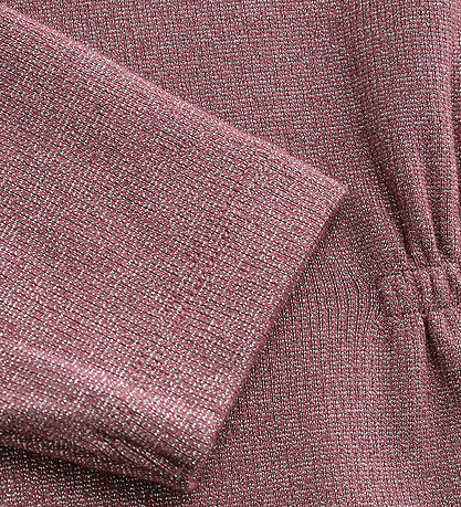 Minymo Kjole - Glitter - Rib - Rose Brown