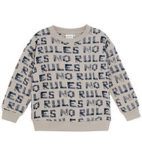Minymo Sweatshirts - AOP - Oxford Tan Minymo Sweatshirts - AOP - Oxford Tan