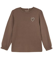Minymo Bluse - Chocolate Chip Minymo Bluse - Chocolate Chip