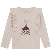 Minymo Bluse - Smoke Gray Minymo Bluse - Smoke Gray