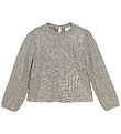 Minymo Bluse - Glitter - Silver Minymo Bluse - Glitter - Silver