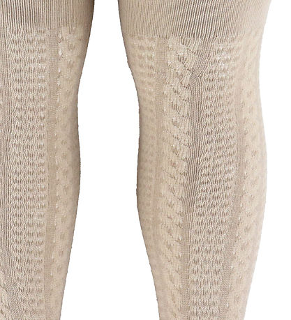 Minymo Strømpebukser - Strik - 2-pak - Woodrose