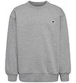 Hummel Sweatshirt - hmlJR - Gråmeleret Hummel Sweatshirt - hmlJR - Gråmeleret