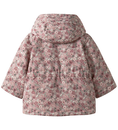 Name Vinterjakke - NbfMaxi - Woodrose/FLOWER