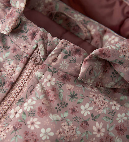 Name Vinterjakke - NbfMaxi - Woodrose/FLOWER