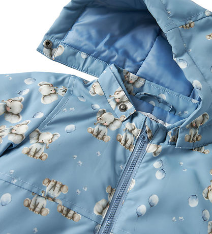 Name It Vinterjakke - NbmMax - Rain Washed/ELEPHANT