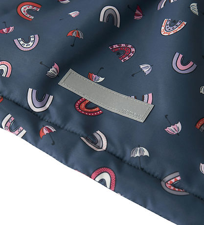 Name It Vinterjakke - NmfMaxi - Vintage Indigo/Rainbow