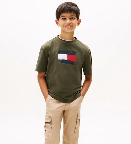 Tommy Hilfiger T-shirt - Flag Archive - Pewter Green