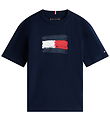 Tommy Hilfiger T-shirt - Flag Archive - Dark Night Navy Tommy Hilfiger T-shirt - Flag Archive - Dark Night Navy