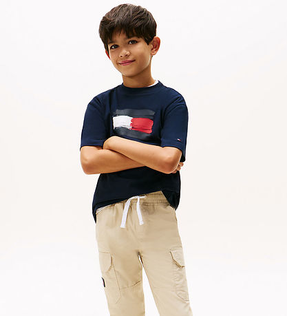 Tommy Hilfiger T-shirt - Flag Archive - Dark Night Navy