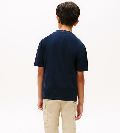 Tommy Hilfiger T-shirt - Flag Archive - Dark Night Navy