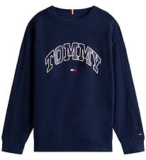 Tommy Hilfiger Sweatshirt - Varsity - Dark Night Navy Tommy Hilfiger Sweatshirt - Varsity - Dark Night Navy