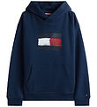 Tommy Hilfiger Hættetrøje - Flag - Dark Night Navy Tommy Hilfiger Hættetrøje - Flag - Dark Night Navy