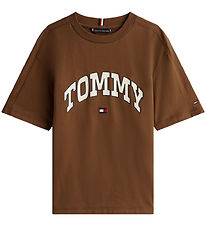 Tommy Hilfiger T-shirt - Varsity - Pecan Nut Tommy Hilfiger T-shirt - Varsity - Pecan Nut