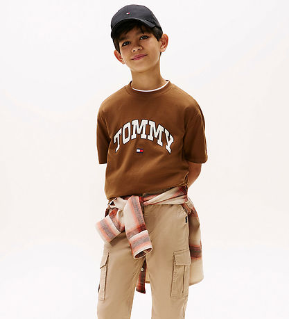 Tommy Hilfiger T-shirt - Varsity - Pecan Nut
