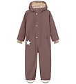 Mini A Ture Flyverdragt - MatWanni Fleece - Peppercorn Plum Mini A Ture Flyverdragt - MatWanni Fleece - Peppercorn Plum