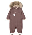Mini A Ture Flyverdragt - MatWisti Fleece/Fur - Peppercorn Plum Mini A Ture Flyverdragt - MatWisti Fleece/Fur - Peppercorn Plum