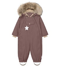 Mini A Ture Flyverdragt - MatWisti Fleece/Fur - Peppercorn Plum Mini A Ture Flyverdragt - MatWisti Fleece/Fur - Peppercorn Plum