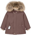 Mini A Ture Vinterjakke - MatWally Fleece/Fur - Peppercorn Plum Mini A Ture Vinterjakke - MatWally Fleece/Fur - Peppercorn Plum