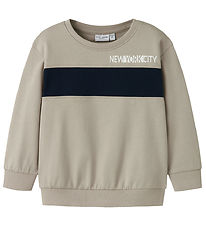 Name It Sweatshirt - NmmVance - Island Fossil m. Sort Name It Sweatshirt - NmmVance - Island Fossil m. Sort