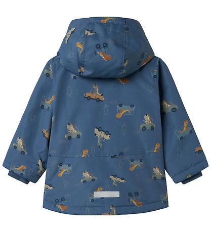 Name It Vinterjakke - Noos - NmmMax - Vintage Indigo/Dino Car