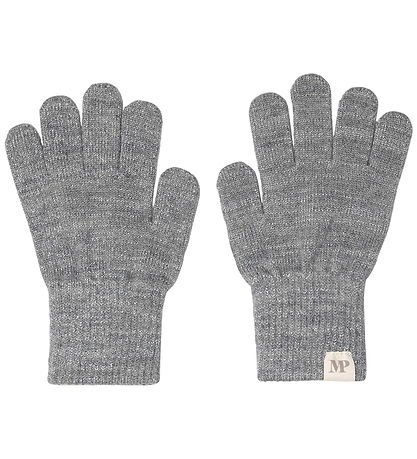 MP Handsker - Uld - Comfy - 2-pak - Mix Lysegråmeleret/Grape Sha MP Handsker - Uld - Comfy - 2-pak - Mix Lysegråmeleret/Grape Sha