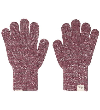 MP Handsker - Uld - Comfy - 2-pak - Mix Lysegråmeleret/Grape Sha MP Handsker - Uld - Comfy - 2-pak - Mix Lysegråmeleret/Grape Sha