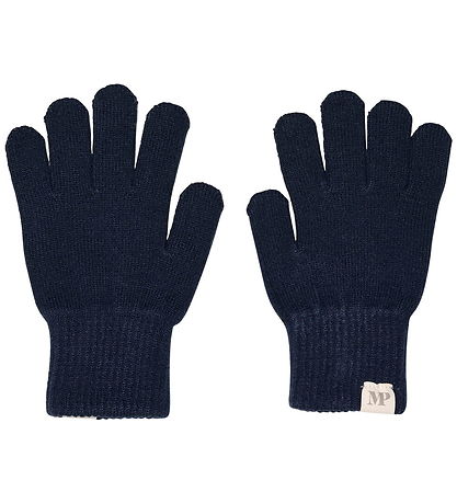MP Handsker - Uld - Comfy - 2-pak - Mix Lysegråmeleret/Peacoat B