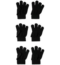 Name It Handsker - Strik - 3-pak - NknMagic - Sort Name It Handsker - Strik - 3-pak - NknMagic - Sort