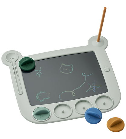 Liewood LCD-Tegnetavle m. Stempler - Venzora - Dove Blue 