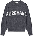 Mads Nørgaard Bluse - Strik - Crash Tilonina - Charcoal Melange/ Mads Nørgaard Bluse - Strik - Crash Tilonina - Charcoal Melange/