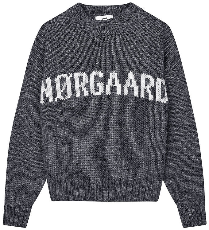 Mads Nørgaard Bluse - Strik - Crash Tilonina - Charcoal Melange/
