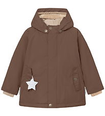 Mini A Ture Vinterjakke - MatWally Fleece - Chestnut Brown Mini A Ture Vinterjakke - MatWally Fleece - Chestnut Brown