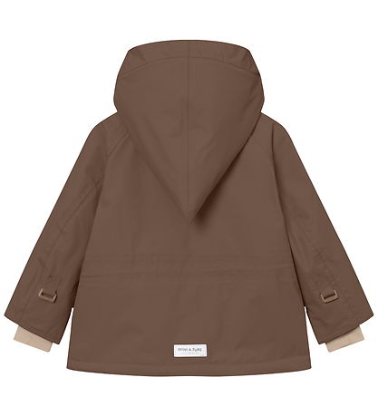 Mini a Ture Vinterjakke - MatWang Fleece - Chestnut Brown
