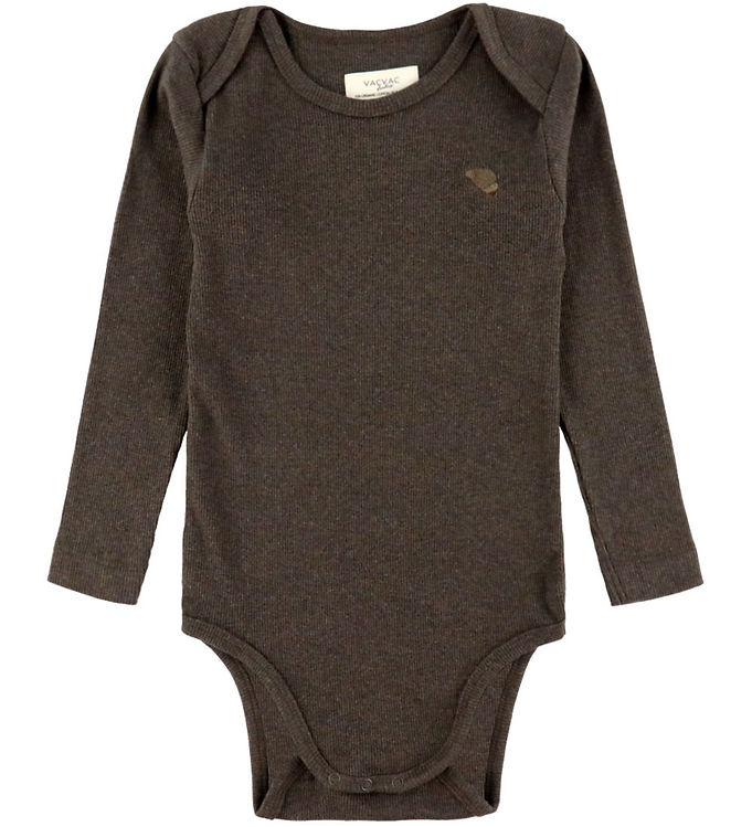 VACVAC Body L/Æ - Carlet - Rib - Dark Brown Melange