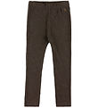 VACVAC Leggings - Carlet - Rib - Dark Brown Melange