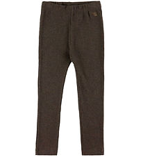 VACVAC Leggings - Carlet - Rib - Dark Brown Melange VACVAC Leggings - Carlet - Rib - Dark Brown Melange